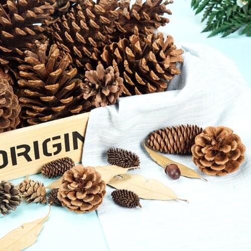 Pine Cone Tower Wild DIY Handmade Material Decoration Creative Christmas Wedding Kindergarten Decorations