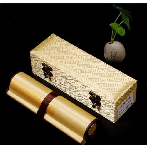 Sutra Xuan Paper Scroll Papel Arroz Calligraphy Paper Archaistic Rice-paper Chinese Half Ripe Rice Paper Scroll with Gift Box