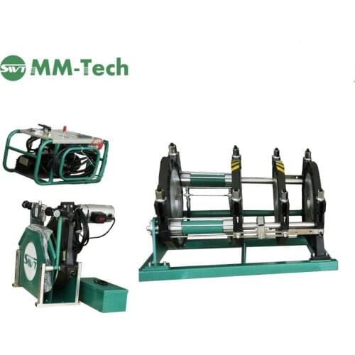 SWT-B355/90H 90-350mm high density polyethylene hdpe fittings butt fusion welding machinery