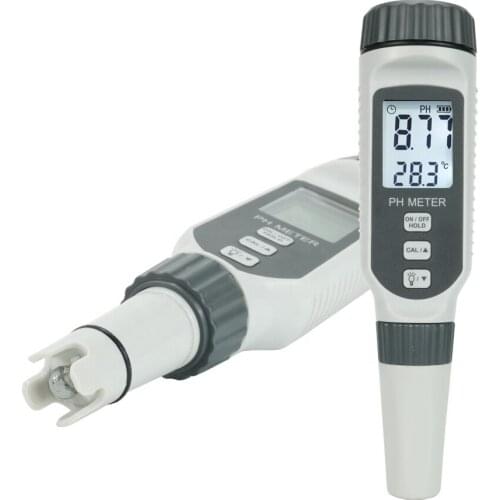 40pcs Larger LCD Display Ph tester for Water Food Aquarium Pool Hydroponics Pocket Size pen type Digital PH Meter Tester