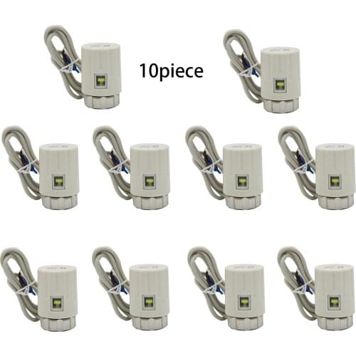 Manifold 230v normally open thermal actuator electric thermoelectric drive motor head for ufh underflooring heating