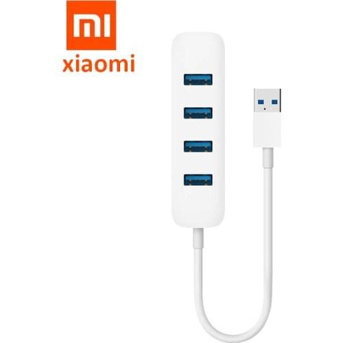 New Xiaomi USB3.0 HUB Adapter 4 Universal Port 350MB/s USB 3.0 Gigabit Adapter HUB Docking Station For Tablet Computer Laptop