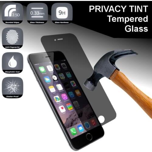 Premium Privacy Tempered Glass For iPhone 6 6s 7 8 Plus 5 5S Anti Privacy Screen Protector For iPhone 7 X 8 6 Plus Glass Film