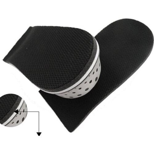 1Pair New Arrival Unisex Shoe Insole 2.3CM Height Increase Insoles Heel Lift Insert Shoe Pad Taller Insole