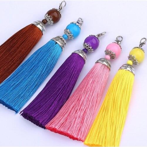 20 Pieces Tassel Ear Lobster Clasp Tassel Lobster Clasp Hanging Ear Tassel