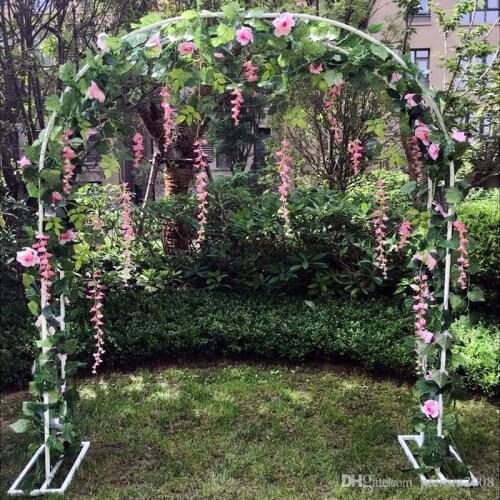 2019 Bridal Arch Frame Background Decoration Cherry Blossom Arch Flower Stand Door Wedding Party Decoration Props wedding arch