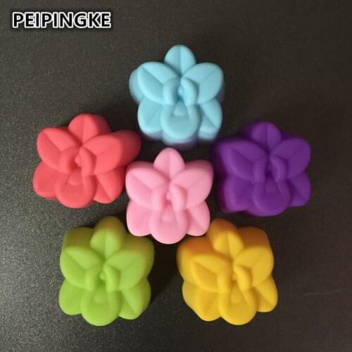5pcs/lot Food-grade silicone cake mould 3cm orchid silicone chocolate mold flowers cupcake mold