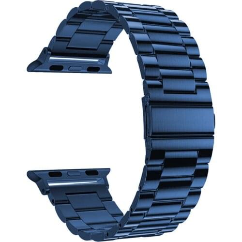 For apple watch 6 iwatch se band 44mm 40mm series 5 4 3 42mm 38mm strap Stainless Steel Metal link bracelet Business correa