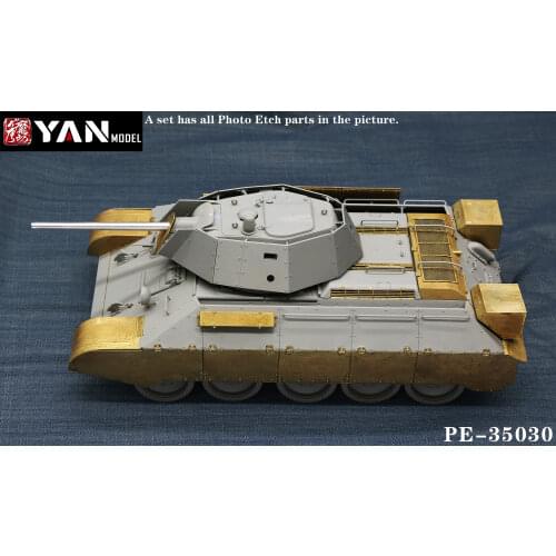 Yan Model PE-35030 1/35 T-34/76 Detail Up Set for Border Model BT-009