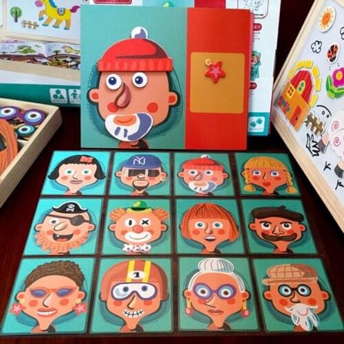 Hot Magnetic Puzzle Childrens Intellectual Development Toys Multifunctional Boy Girl Baby Kindergarten Early Education