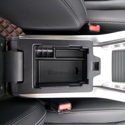For Geely Atlas NL-3 2019 Car Central Armrest Storage Box Organizer Plastic Case Interior Accessories