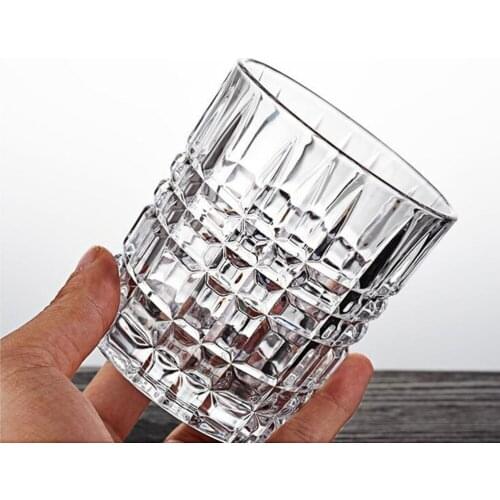 European Crystal Glass Wine Glass Whisky Brandy Glass Simple Domestic Wine Accessories