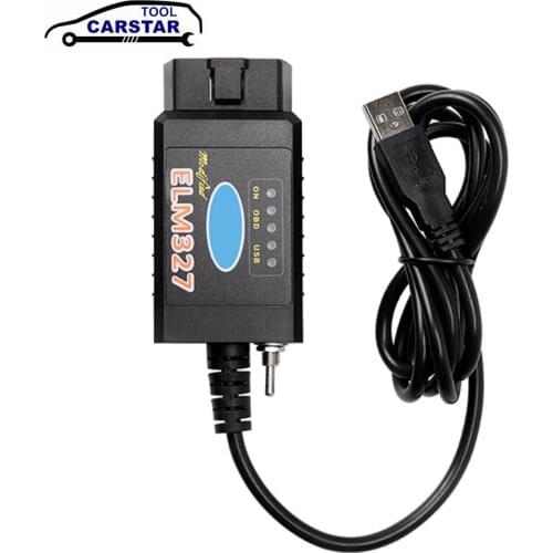 Hot Selling ELM327 USB V1.5 FTDI/CH340 PIC18F25K80 with switch OBD2 Car Auto Diagnostic Tool elm 327 HS CAN /MS CAN