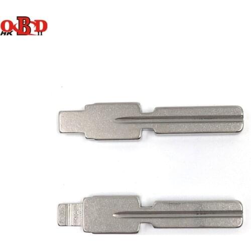 HKOBDII 10 pcs/lot Metal Blank Uncut Flip KD900 KD Remote Key Blade Type 18# for BMW Car Key Replacement