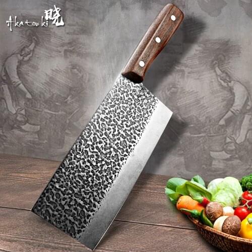 Kitchen knives Chef knife Japanese Hand-made Stainless Chef Knives High Carbon Stainless Steel 440C 7CR17 chopping Cleaver