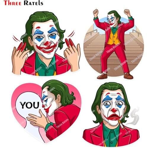Three Ratels B267 Big Thejoker Stickers For Passat B5 Car Stickers Vinyl Material Jdm Colorful Decals Decor