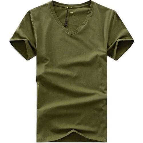 New T Shirt Men Brand Design 100% Cotton Casual Solid Color Short Sleeve Shirts 3XL 8 Colors Hot Sale