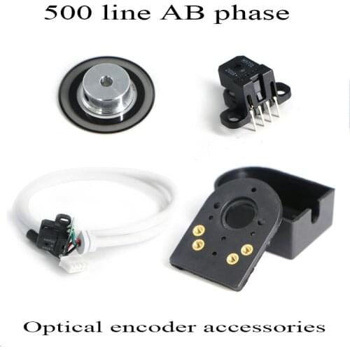 New Split AB phase photoelectric encoder motor housing 500 line voltage output 5V code disk reading head