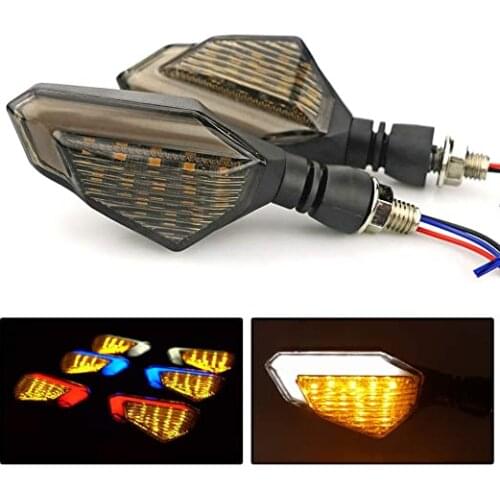 Motorcycle Front And Rear Indicators Flashing Indicator LED Bulbs 12V Universal for Honda Kawasaki KTM Scooter Dirt Pit Bike Of