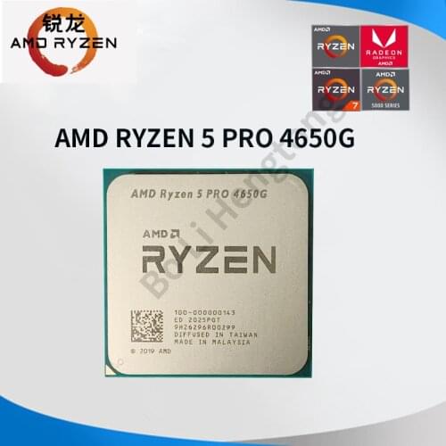 AMD Ryzen 5 PRO 4650G R5 PRO 4650G 3.7 GHz Six-Core Twelve-Thread 65W CPU Processor L3=8M 100-000000143 Socket AM4