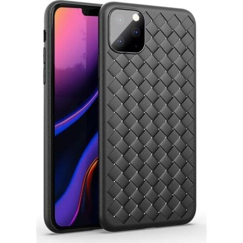 For Apple iphone 11 Case Luxury BV Grid Weaving Slim soft Protective back cover case for iPhone 11 Pro Max iphone11 11Pro shell
