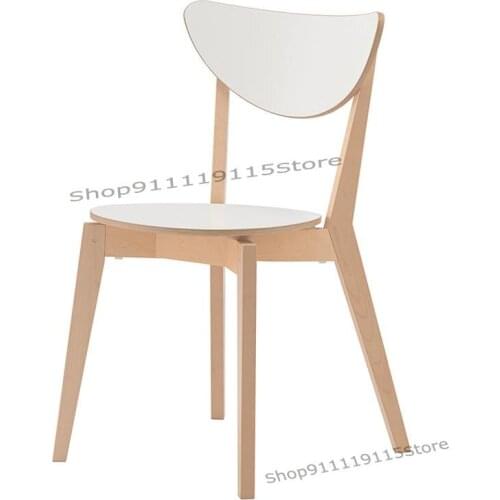 Nordic Solid Wood Nomilla Chair Modern Simple Style Family Back Hotel Apartment B & B Restaurant Dining Chair