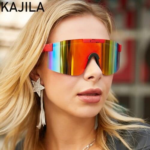 Sports Sunglasses Polarizer Windproof 2021 Luxury Brand Oversized Sun Glasses For Men Rectangle Sunglass Women Zonnebril Heren