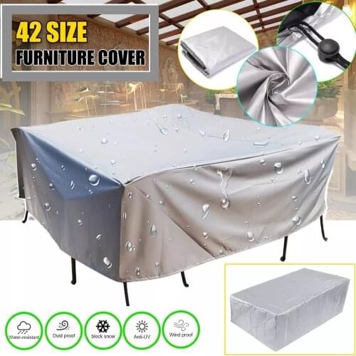 Waterproof Outdoor Patio Garden Furniture Covers Rain Snow Chair covers for Sofa Table Chair Dust Proof Cover