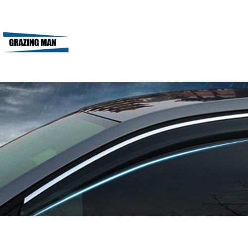 High quality PP material car Window Visor Wind Deflector Sun Rain Guard Defletor for AGYA 2013