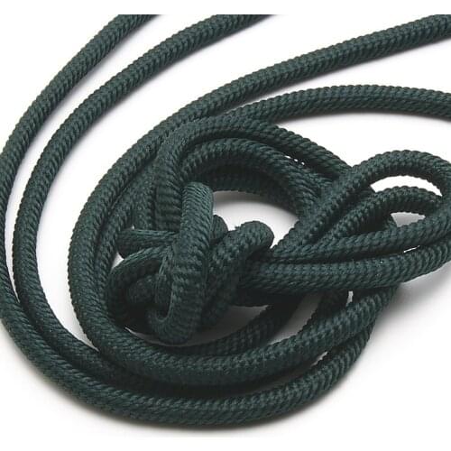 1 Pair 6mm Width Round Solid Colors Decoration Shoelaces Shoes Accessories Sports Footwear Belt