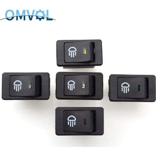 1PC Fog Light Lamp Rocker Switch LED For Car Truck Boat Dash Dashboard 12V 35A