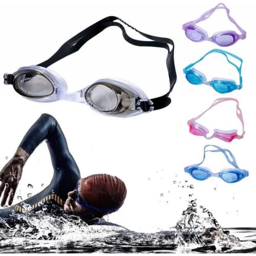 1 Pcs Clear Comfortable Swimming Goggles With UV- Anti-Fog Swim Glasses Adults/Kids Fashion Protects Eyes