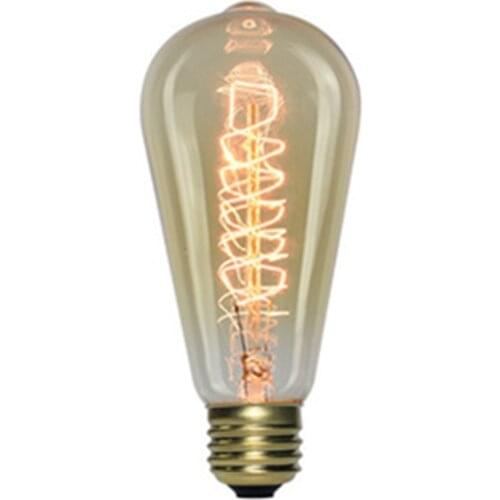 1pc ST64 40W E26/E27 Retro Edison Light Bulb 220V Filament Vintage Ampoule Incandescent Bulb Edison Lamp Dimmable Decorative