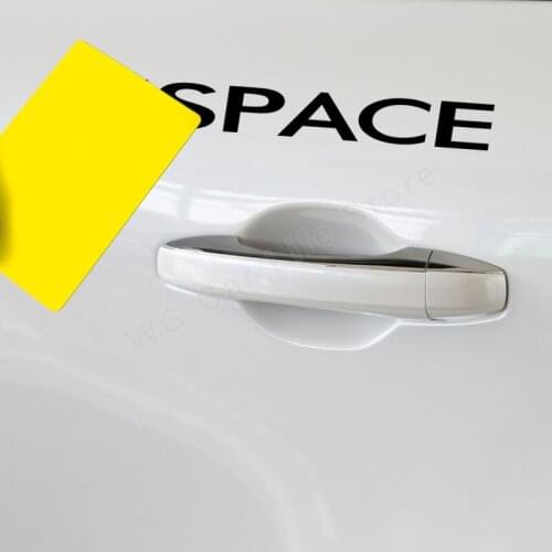 4pcs Auto Vinyl Film Decals For Renault Espace Automobile Decoration Sport Styling Tuning Car Windows Sports PVC Stickers