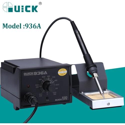 QUICK 936A 110V/220V 60W Constant Temperature Anti-static Soldering Station Solder Iron SMD BGA Welding Rework Station