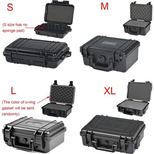Waterproof Safety Box ABS Plastic Tool Case Outdoor Tactical Dry Box Sealed Safety Equipment Storage Outdoor Tool Container
