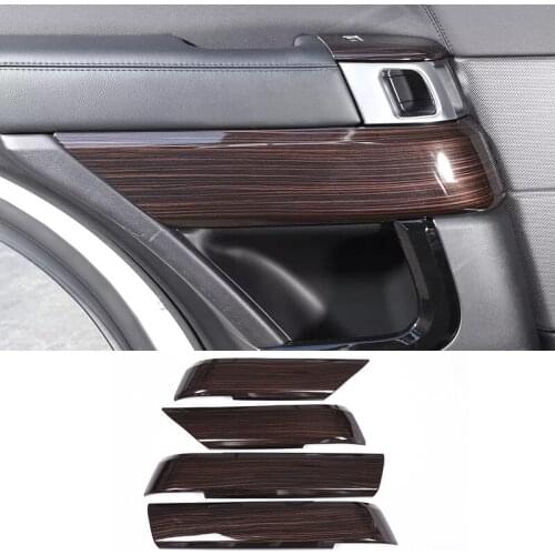 ABS 4pcs Car Styling for Land Rover Range Rover Sport RR Sport 2014-21 Inner Door Decoration Cover Trim Car Interior Accessories