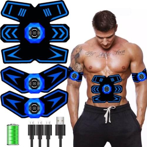 Wireless Electric ABS Muscle Stimulator EMS Abdomen Waist Trainer Myostimulator Body Fitness Weight Loss Body Slimming Massager