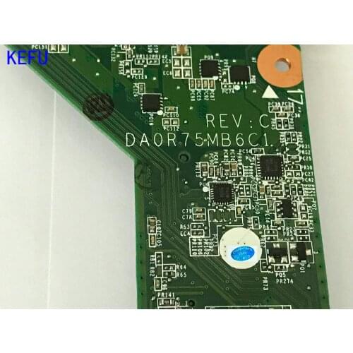 KEFU , stock new mainboard.720692-501 DA0R75MB6C1 REV : C For HP Pavilion 15-E 17-E LAPTOP MOTHERBOARD, with gift cpu