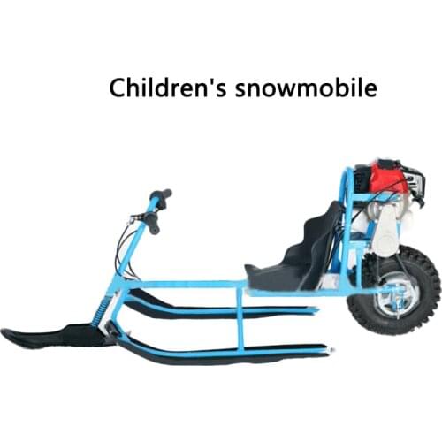 New type snowmobile small electric ski car children snowmobile multi-color amusement ski car