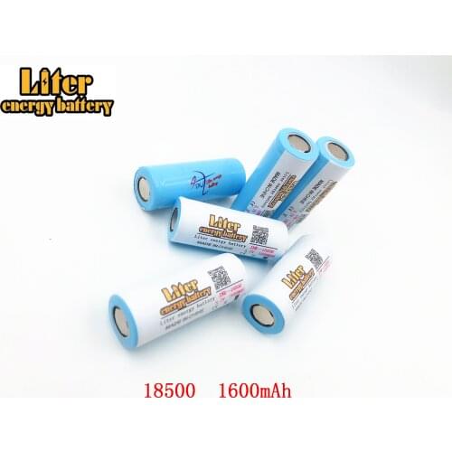 Original Liter energy battery ICR 18500 Battery 3.7V 1600mAh li-ion Rechargeable Battery protective storage box