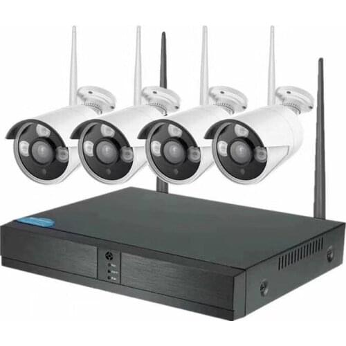 FULL HD Outdoor Waterproof 4CH 3MP 1080P Wifi NVR Kit Network IP CCTV Camera System Wireless With Two Way Audio/Night Vision
