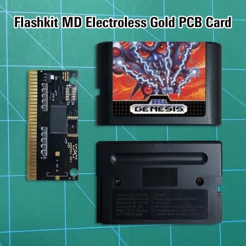 Truxton - Flashkit MD Electroless Gold PCB Card 16 bit MD Games Cartridge For MegaDrive Genesis console