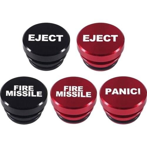 Universal Car Cigarette Lighter Cover Fire Missile Eject Panic Auto Cigarette Lighter Dust-proof Cover Accessories