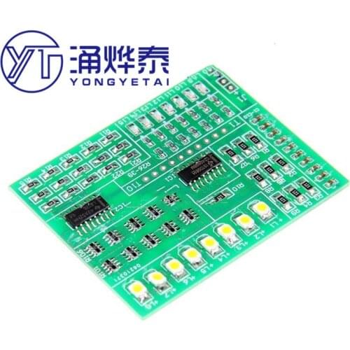 YYT 15-channel color light controller kit 1801 SMD component welding practice board parts Electronic production kit