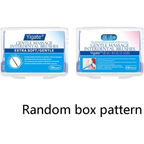 16 Pcs Interdental Brushing Cleaning Floss Adult Toothbrush Toothpick For Oral Care Gum And Teeth Cleaning Soft Silicone