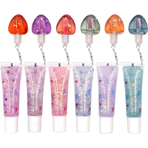 1 Pcs Lip Balm Transparent Lip Glosss Lightly Pearly Moisturizing Nourishing Waterproof Sweatproof (Shipped Random Color) TSLM2