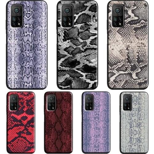 Cobra Python Snake Skin For Xiaomi Mi 10T 9T Pro 9 10 Lite Mi 11 Lite Ultra Case For POCO X3 Pro M3 F1 F2 F3 Cover