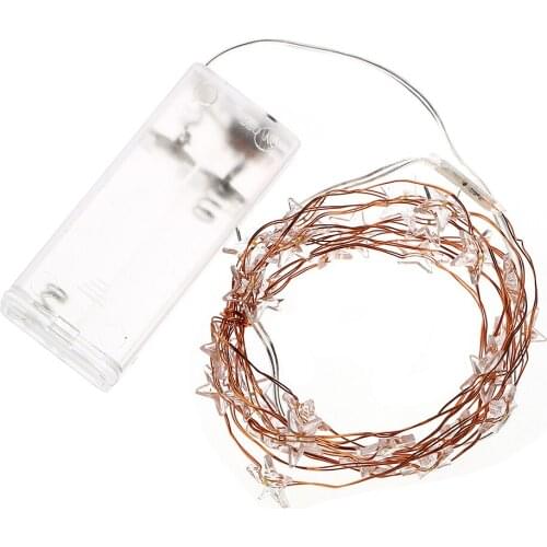 ITimo Star Strings Decorative 3.3m Christmas Wedding Party Lighting Strings LED Fairy String Lights Holiday Brithday Lamp