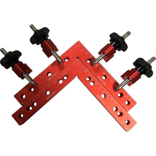 Woodworking Right Angle Fixture Multifunctione 120mm&90 Degree Angel Positioning Clamps Corner Aluminum Alloy Height Ruler